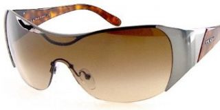 New Prada Sunglasses SPR 53G 5AV 2Z1 Side Logo Tortoise/Gunmetal Frame Gradient Brown Shades Size: 01 35 125: Clothing