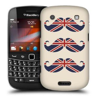 Head Case Designs UK Flag Moustaches Hard Back Case Cover for BlackBerry Bold Touch 9900: Cell Phones & Accessories