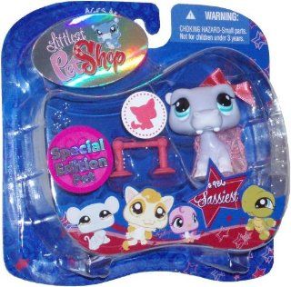 Littlest Pet Shop Special Edition Pet #986 Ballerina Hippo with Tutu Action Figure: Toys & Games