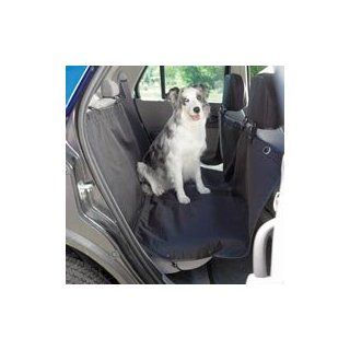 Car Rear Full Seat Hammock Cover 63"L x 57"W Black Custom slits for seat belt : Automotive Pet Seat Covers : Pet Supplies