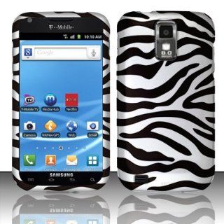 Samsung Hercules T989 Galaxy S2 Case (T Mobile) Exquisite WhitenBlack Zebra Hard Cover Protector with Free Car Charger + Gift Box By Tech Accessories: Cell Phones & Accessories