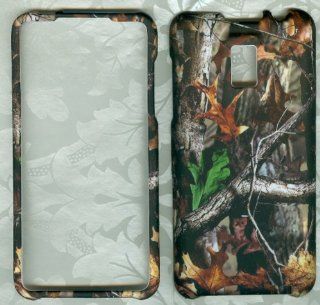 LG Optimus 2x P990/ G2x P999 T Mobile Phone case Cover snap on hard rubberized faceplate protector CAMOUFLAGE HUNTER MOSSY OAK ADVANTAGE TREE: Cell Phones & Accessories