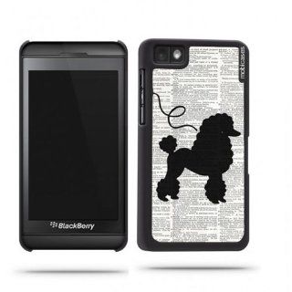 Poodle Dog On Dictionary Retro Vintage Blackberry Z10 Case   For Blackberry Z10: Cell Phones & Accessories
