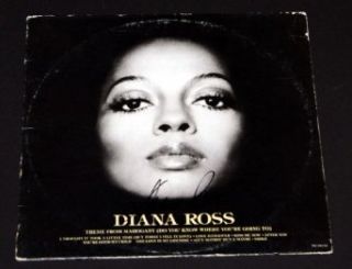 The Supremes Diana Ross Signed Autographed Album cover: Diana Ross: Entertainment Collectibles