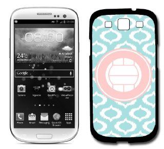 Love Vollyball Aqua Ikat Cute Hipster Samsung Galaxy S3 SIII i9300 Case Fits Samsung Galaxy S3 SIII i9300 Cell Phones & Accessories