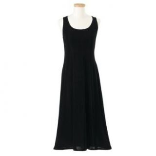 Tres Elegant Knit Tank Travel Dress Black XL at  Womens Clothing store