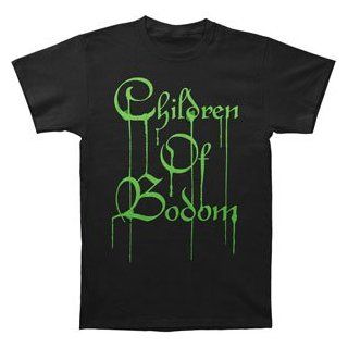 Rockabilia Children Of Bodom Green Dripping Logo T shirt Large: Fashion T Shirts: Clothing