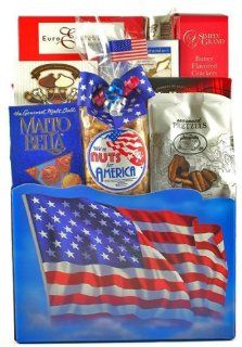 The All American Gourmet Snack Food Basket   Great Fathers Day Gift Idea  Gourmet Snacks And Hors Doeuvres Gifts  Grocery & Gourmet Food