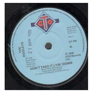 Don't Take It Lyin' Down 7 Inch (7" Vinyl 45) UK Gto 1978: Music