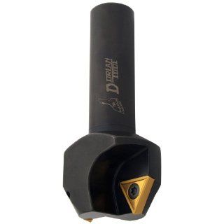 Dorian Tool C60 60 Angle Degree Indexable Chamfer Mill, 3 1/2" Overall Length, 1" Cutter Diameter, 3/4" Shank Diameter, 15/32" Face Width: Milling Holders: Industrial & Scientific