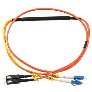 LC SC 62.5/125um mode conditioning patch cord, LC single mode, 3 meters length: Lc Fiber Optic Connectors: Industrial & Scientific
