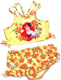 Disney Ariel Girls Two Piece Bikini Swimsuit Size 6/6x: Fashion Two Piece Swimsuits: Clothing