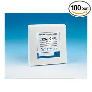 Whatman 3MM CHR Chromatography Paper; Type: Sheet; Size: 4 x 5.25 in.: Science Lab Chromotography Paper: Industrial & Scientific