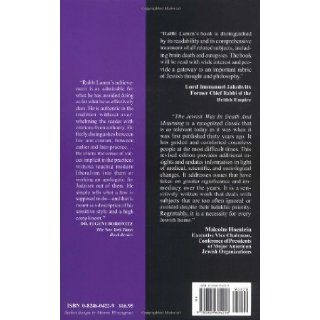 The Jewish Way in Death and Mourning: Maurice Lamm: 9780824604226: Books