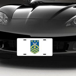 USCG Rate Insignia Master Chief Petty Officer Of The E9 License Plate: Automotive
