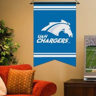 UAH Chargers 17 x 26 Premium One Sided Banner   Royal Blue/White : Sports Fan Apparel : Sports & Outdoors