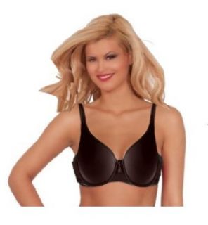 Breezies Applique Microfiber Seamless Bra w/ Ultimair (46D, Chocolate) Bras