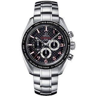 Omega Men's 32132445001001 Speedmaster Co Axial Black Chronograh Dial Watch at  Men's Watch store.
