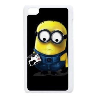 Despicable Me Custom Case for iPod Touch 4,Minions iTouch 4 Protective Cover(Black&White)   Retail Packaging: Cell Phones & Accessories