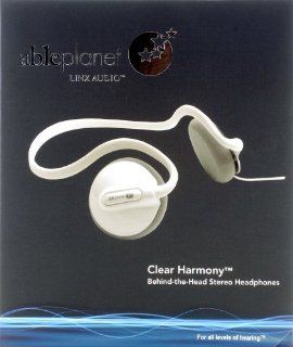 Able Planet Clear Harmony Behind the Head Stereo Headphones   White (Discontinued by Manufacturer) Electronics