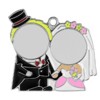 DIY Jewelry Making: 12x Bride and Groom Personalizable Photo Charm