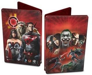 Injustice  Gods Among Us Red Son STEELBOOK [G1   DVD] Case NO GAME Video Games
