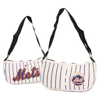 New York Mets Pinstripe Small Jersey Style Purse (Measures Approximately 12" x 7" x 3") : Sports Fan Jerseys : Sports & Outdoors