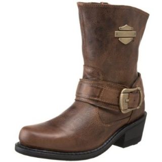Harley Davidson Women's Eclipse Motorcycle Boot ,Brown,5 M US: Shoes