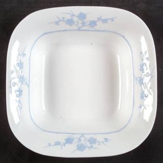 Spode Geisha Light Blue 9 Square Vegetable Bowl, Fine China Dinnerware   Blanch