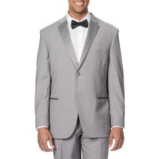 Caravelli Caravelli Mens Light Grey Satin detailed Tuxedo Grey Size 44S