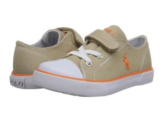 Polo Ralph Lauren Kids Carson EZ Boys Shoes (Khaki)