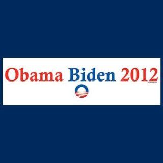 Printed Obama Biden Logo color political election 2012 Barack Obama Joe Biden Mitt Romney Paul Ryan Republican Democrat sticker decal for any smooth surface such as windows bumpers laptops or any smooth surface.: Everything Else