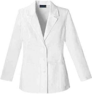 Cherokee 2317 Women's Fashion Whites Blazer Style Lab Coat: Clothing