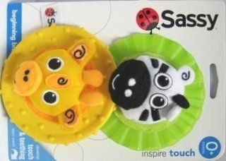 Sassy Beginning Bites Teethers Developmental Toy (3 Pack) : Baby Eating Utensils : Baby