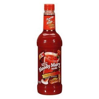 Master of Mixes Drink Mixers 33.8oz/1L Bottle (Pack of 3) (Choose Flavor Below) (Cholula 5 Pepper Extra Spicy Bloody Mary) : Bloody Mary Cocktail Mixes : Grocery & Gourmet Food