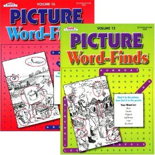 KAPPA Picture Word Finds Puzzle Book, Case Pack 48 (Only 2 Volumes with 24 books for each volume): Toys & Games