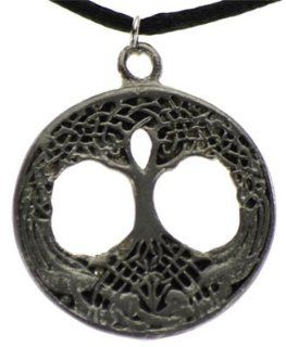 Tree of Life Above & Below Celtic Knot Amulet Talisman Charm Pendant Necklace Amulet Wicca Wiccan Pagan Metaphysical Spiritual Religious Women's Men's Jewelry: Jewelry