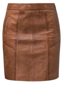Atelier Gardeur   YVE   Leather skirt   brown