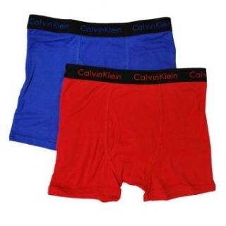 Calvin Klein Boys 4 18 2pk Boxer Brief (X Large(16/18)): Clothing