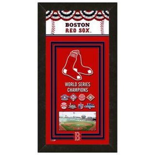 Boston Red Sox 2013 MLB World Series Champions Framed Championship Banner
