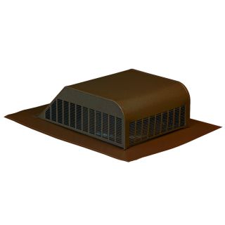 AIR VENT INC. Brown Aluminum Roof Vent (Fits Opening: 8 in; Actual: 3.625 in x 15 in x 16 in)