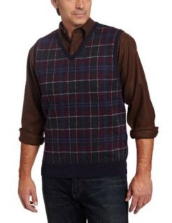 Pendleton Men's Tartan Merino Pullover Vest, State of Massachusetts Tartan, Medium at  Mens Clothing store: Sweater Vests