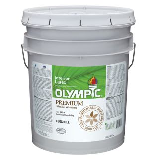 Olympic 619 fl oz Interior Eggshell Ultra White Latex Base Paint