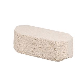 Oldcastle Fulton White Double Split Retaining Wall Block (Common: 12 in x 4 in; Actual: 12 in x 4 in)