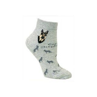 German Shepherd Puppy Dog Anklet Socks 9 11 at  Womens Clothing store