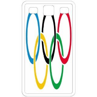 Olympic Rings Symbol White Samsung Galaxy S3 i9300 Cell Phone Case   Cover: Cell Phones & Accessories