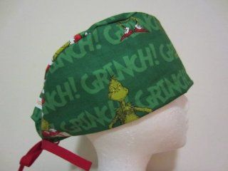 Mens Scrub Cap, Surgical Hat, Grinch Christmas  Other Products  