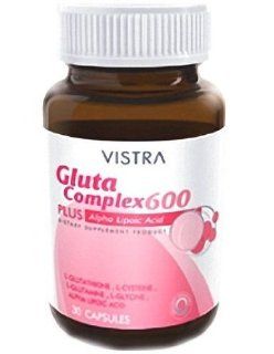 Vistra Gluta Complex 600 Plus Alpha Lipoic Acid Contains 30 Capsules.: Everything Else