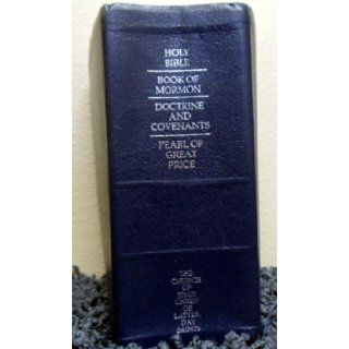 LDS Mormon Mini Quad Indexed Scripture Set 6" Tall by 4" Wide Contains Holy Bible, Book of Mormon, Doctrine and Covenants, and Pearl of Great Price: Joseph Smith Jr. The Church of Jesus Christ of Latter Day Saints: Books