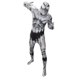 Morphsuits Monster Mouth, Black/Grey/White, Plus Skinsuit: Clothing
